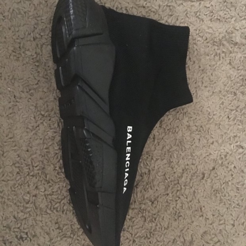 Balenciaga All Black Speed Trainers